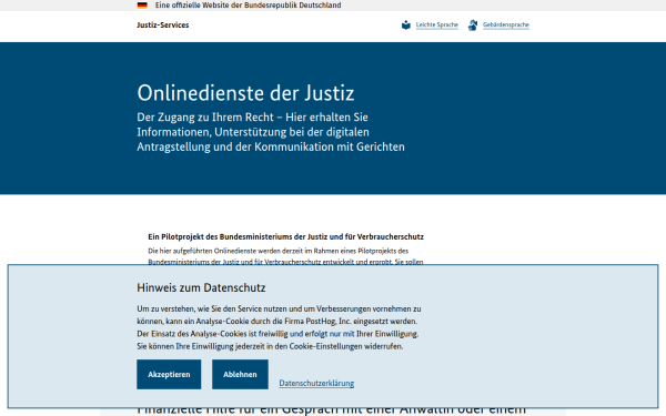service.justiz.de