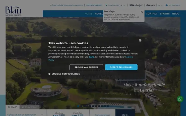 www.blauhotels.com
