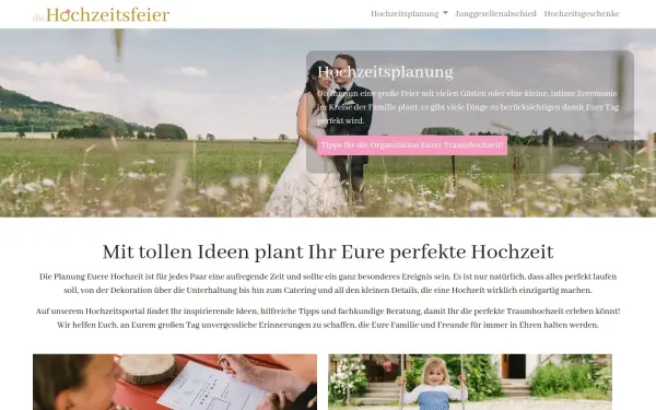 www.die-hochzeitsfeier.de