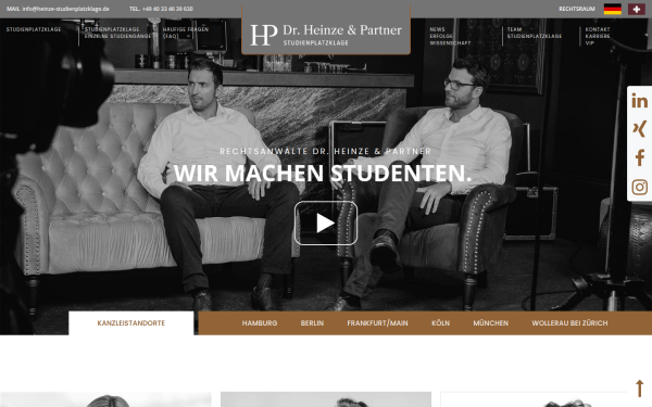 www.heinze-studienplatzklage.de