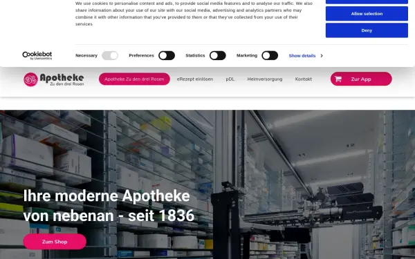 apothekezudendreirosen.de