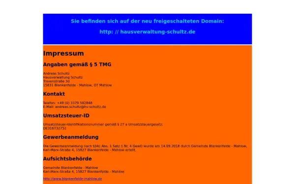 hausverwaltung-schultz.de