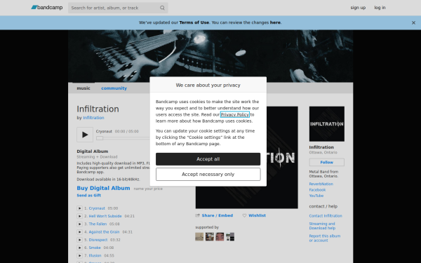 infiltration1.bandcamp.com