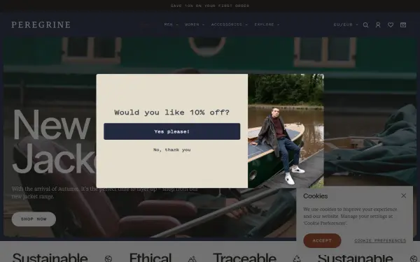 www.peregrineclothing.co.uk