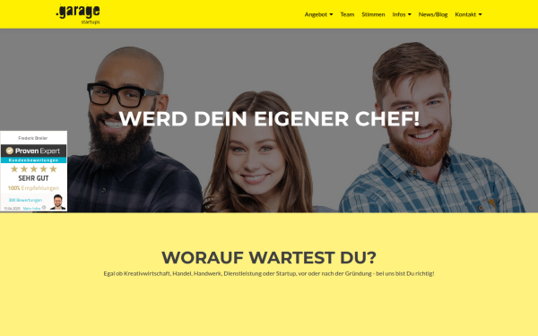 www.garagestartups.de