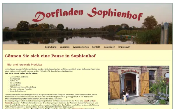 dorfladen-sophienhof.de