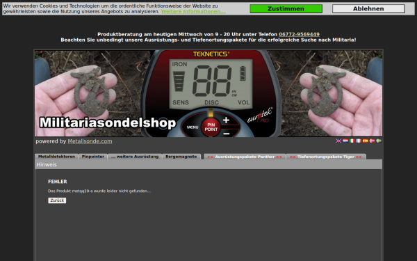 www.militariasondelshop.de