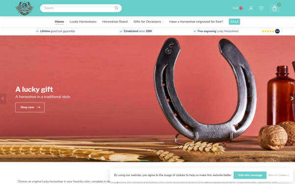 www.goodluckhorseshoes.com