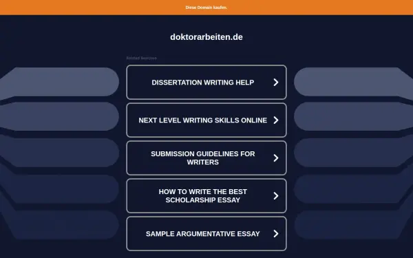 doktorarbeiten.de