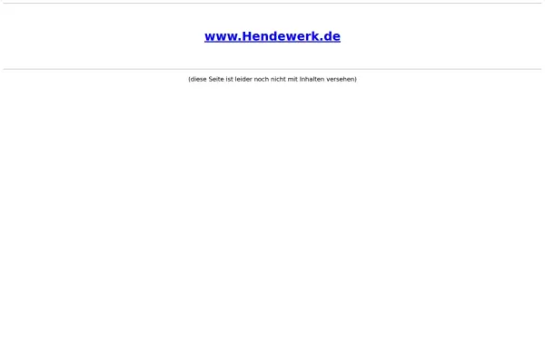 hendewerk.de