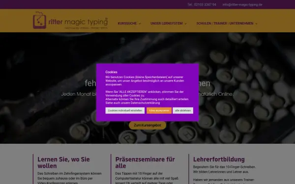ritter-magic-typing.de