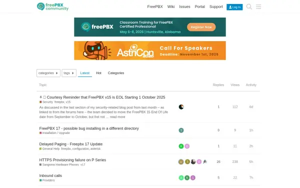 community.freepbx.org