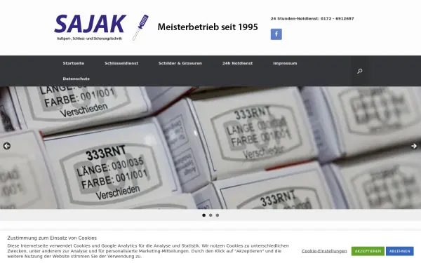 www.sajak-schluesseldienst.de