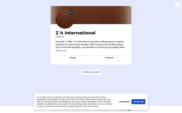 zhinternational.info