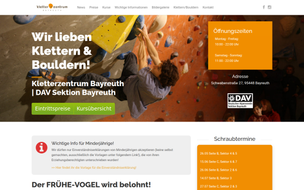 kletterzentrum-bayreuth.de