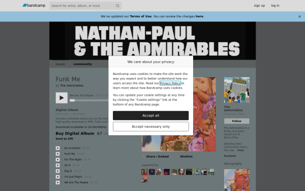 theadmirables.bandcamp.com