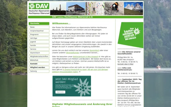 alpenverein-hochtaunus.de