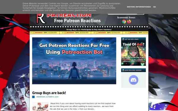 www.patreaction.com