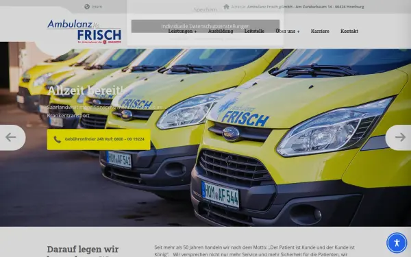 ambulanz-frisch.com