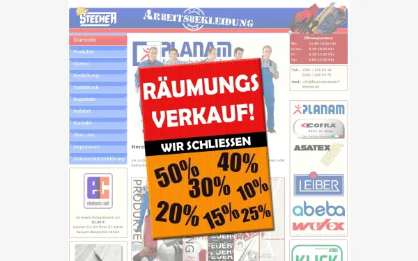 arbeitsbekleidung-stecher.de