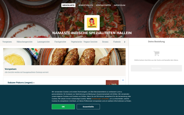 www.namasteindischespezialitaetenhallein.at