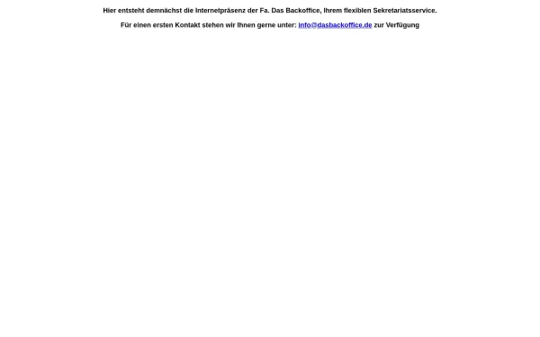 dasbackoffice.de
