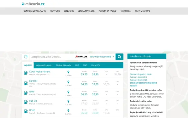www.mbenzin.cz