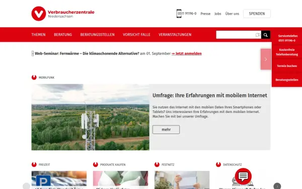 www.verbraucherzentrale-niedersachsen.de