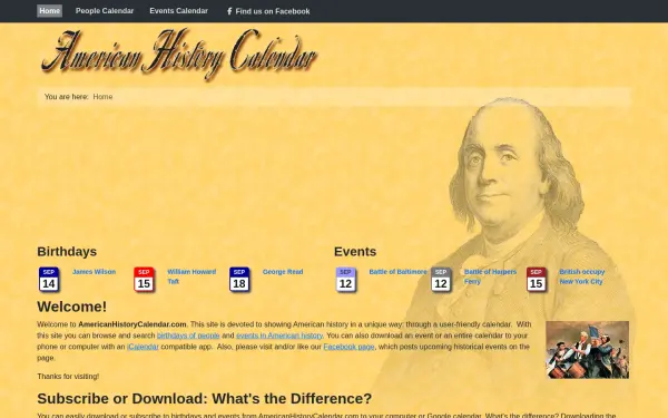 americanhistorycalendar.com