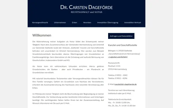 www.dr-dagefoerde.de