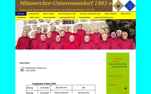 maennerchor-unteressendorf.de