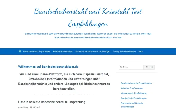 bandscheibenstuhltest.de
