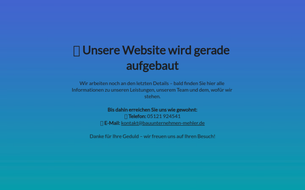 bauunternehmen-mehler.de
