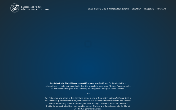 www.flickfoerderungsstiftung.de