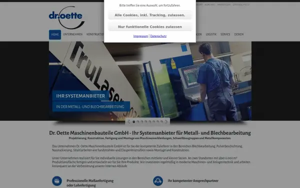 www.dr-oette-maschinenbauteile.de