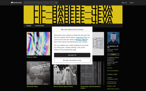 lilbabeee4eva.bandcamp.com