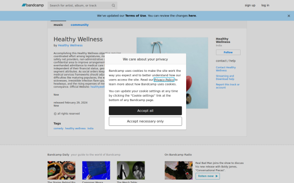 healthywellness.bandcamp.com
