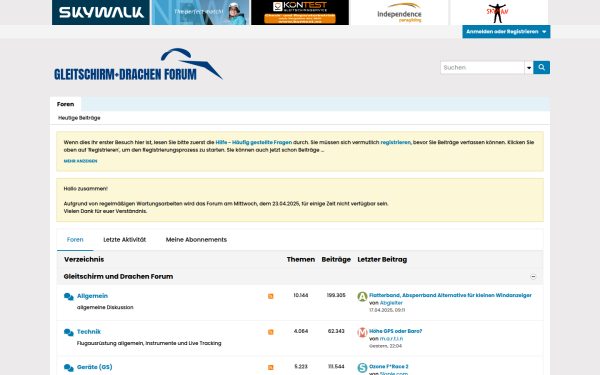 www.gleitschirmdrachenforum.de