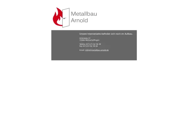 metallbau-arnold.de