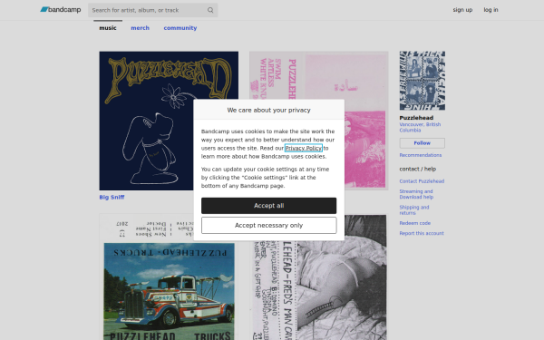 puzzlehead.bandcamp.com