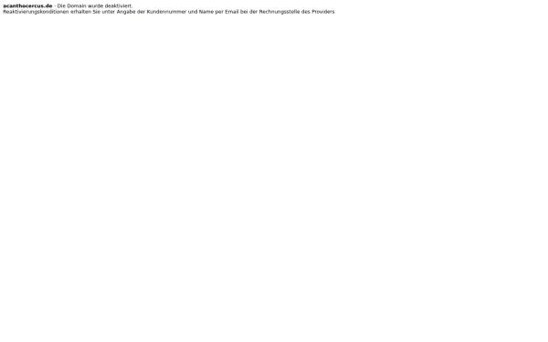 acanthocercus.de