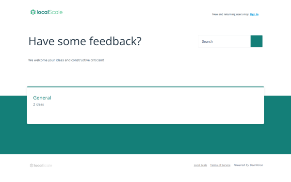 localscale.uservoice.com