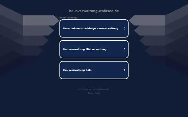 hausverwaltung-waldsee.de