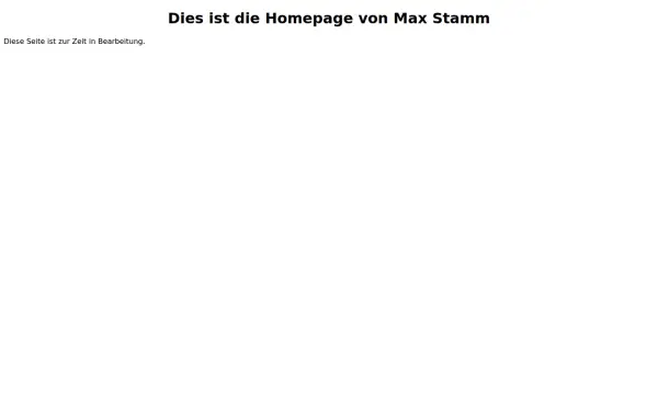 maximilian-stamm.de