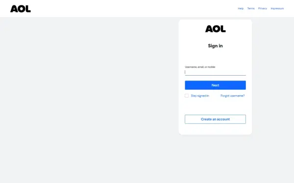 login.aol.com