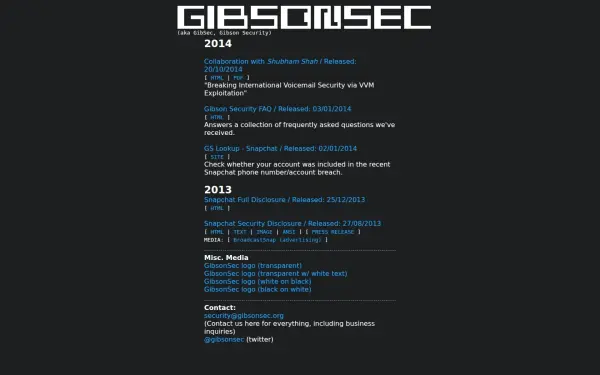 gibsonsec.org