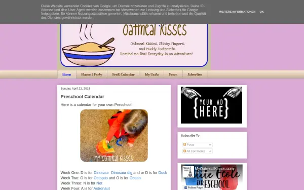 www.myoatmealkisses.com