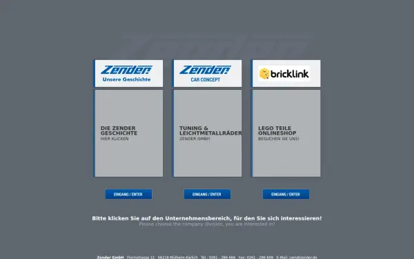 www.zender.de