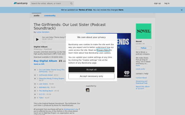 thegirlfriendsourlostsister.bandcamp.com