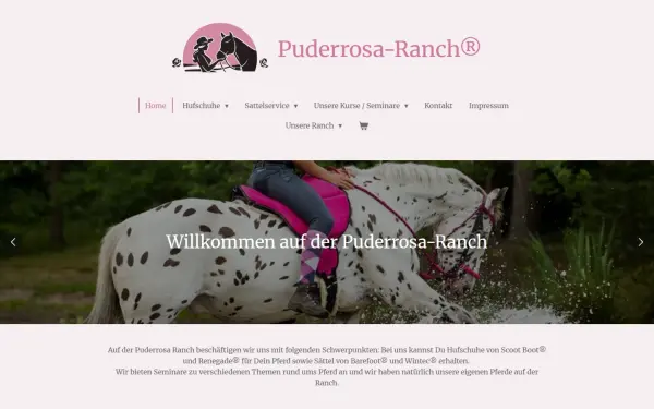www.puderrosa-ranch.de